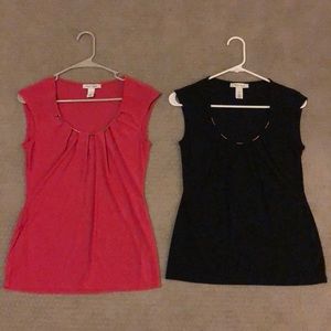 NWOT WHBM cap sleeve dress shirts